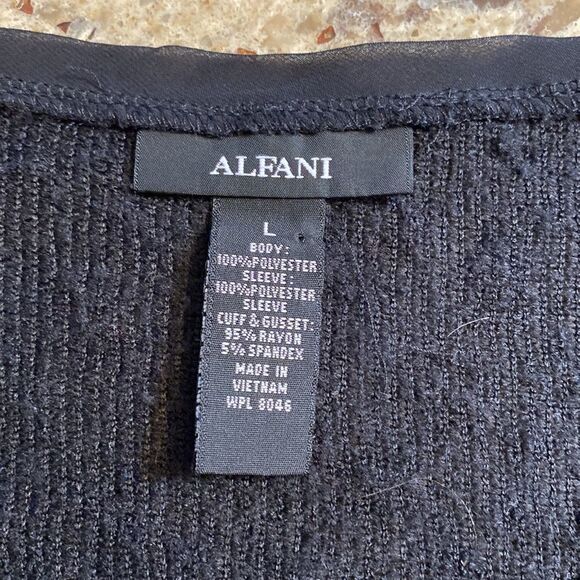 Alfani Shear Sleeve Sequined Sweater - Picture 2 of 4